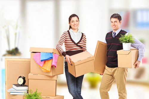 Customer choosing a secure Hounslow Storage payment method