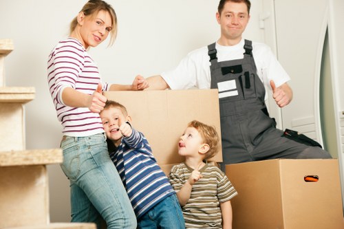 Organised storage space for removals and storage services in Hounslow